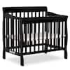 Dream On Me Aden Black 4 in 1 Convertible Mini Crib 628 K The