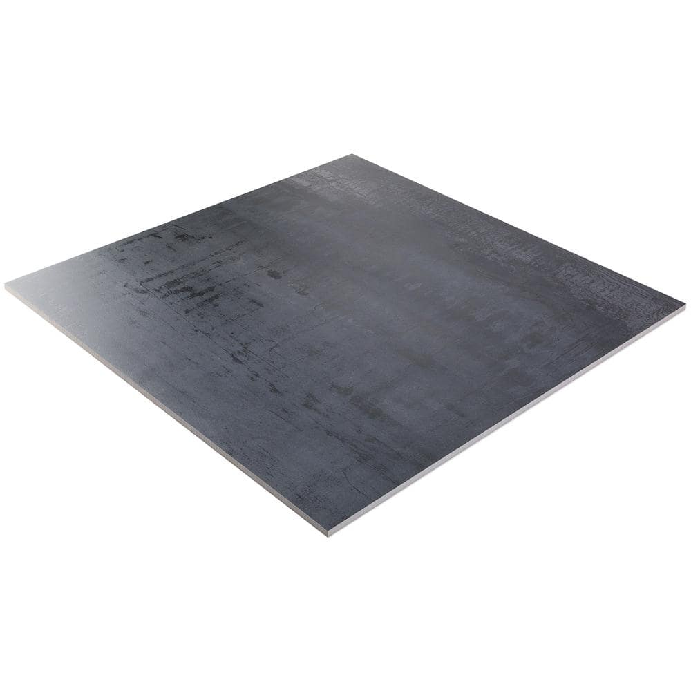 Large Format Dark Gray Matte Porcelain Floor and Wall Tile