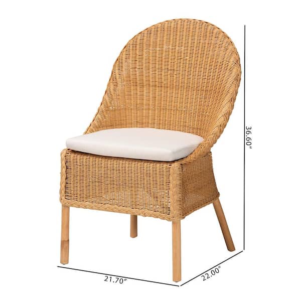 bali pari Camelia Light Honey Rattan Dining Chair 247 13759 HD The Home Depot