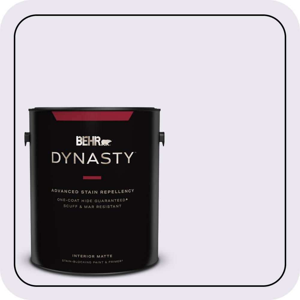 1 gal. #650C-1 Pixie Wing Matte Interior Stain-Blocking Paint & Primer