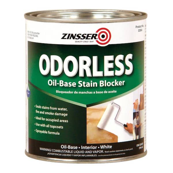 Zinsser 1 qt. Odorless Oil-Based Stain Blocker Interior Primer (6-Pack)