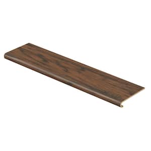 Coffee HS Hickory 47 in. Long x 12-1/8 in. Wide x 1-11/16 in. Thick Laminate to Cover Stairs 1 in. Thick