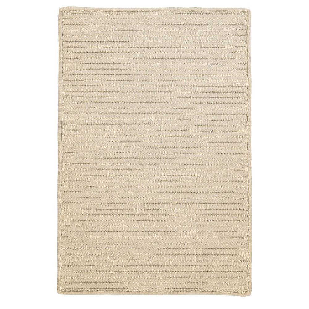 Simply Home Linen 8 ft. x 11 ft. Solid Indoor/Outdoor Area Rug