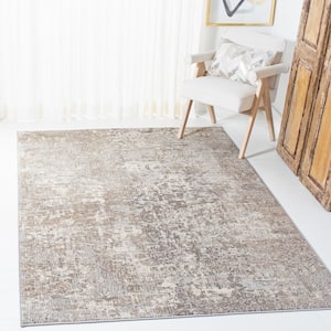 Madison Grey/Beige 4 ft. x 6 ft. Geometric Medallion Area Rug