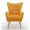 US Pride Furniture Agne 28.3 in. Wide Tufted Velvet Wingback Chair ...