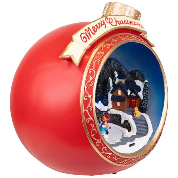 J17＃Jingle Bells(立体虹光)切り売り海外人物マステ Northlight LED Lighted and Musical Christmas Village Scene in