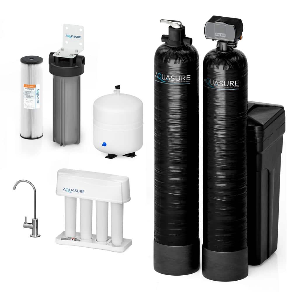 Signature Elite Whole House Water Treatment System with 32,000 Grain Water 
