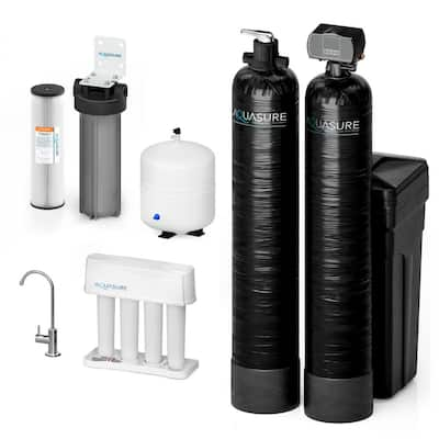 Water Filter and Salt Based Water Softener System - 7+ Bathrooms CSS+