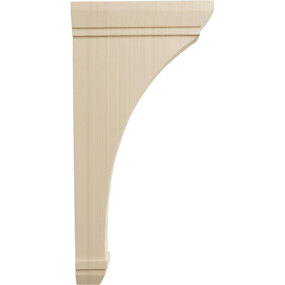 14" Unfinished Rubberwood Corbel Bracket