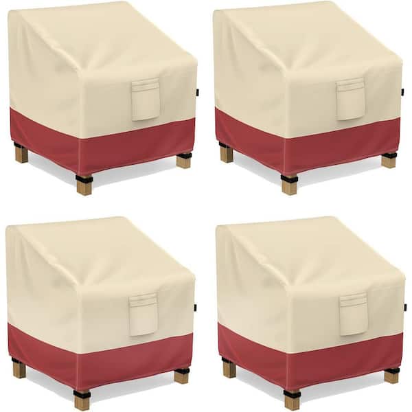 Shatex 38 in. x 31 in. x 29 in. Waterproof Lawn Patio Outdoor Furniture Covers (2-Pack)