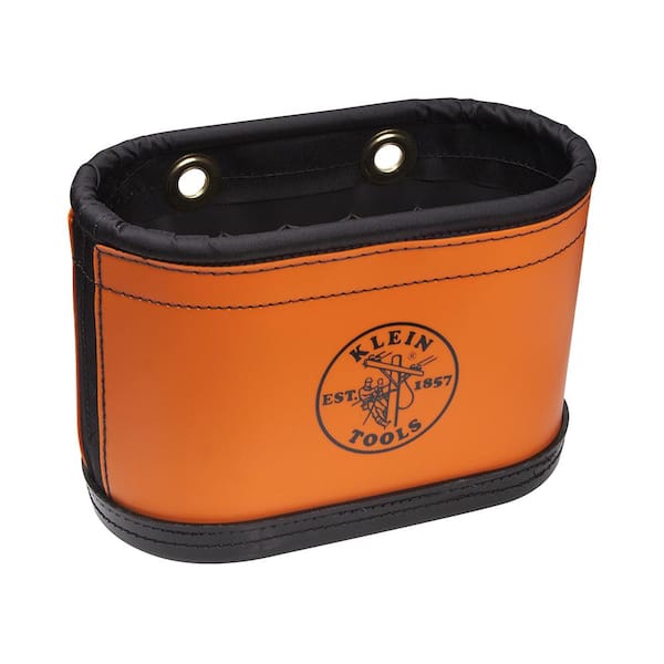 Klein Tools Hard-Body Bucket, 14 Pocket Oval Bucket with Kickstand