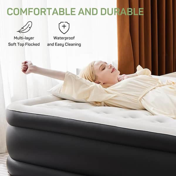 WONDER COMFORT 22 Queen Air Mattress Inflatable Blow up
