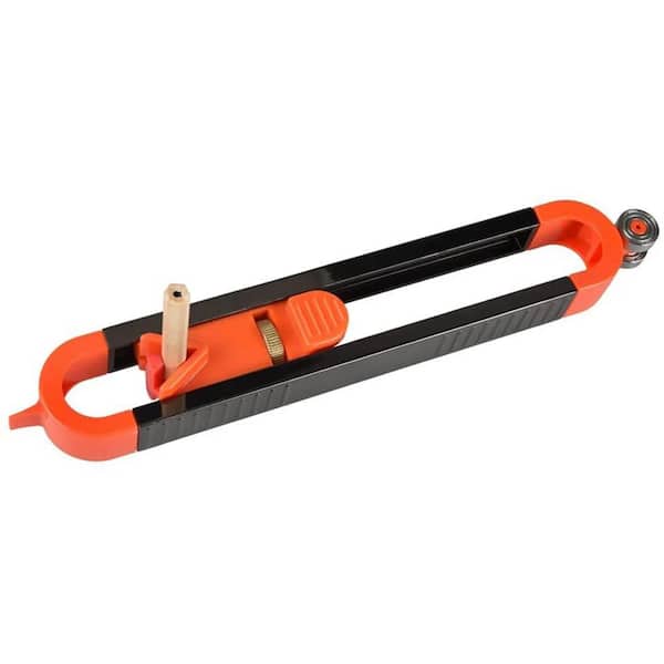 9.06 in. Precise Contour Gauge with Lock Measuring Profile Duplicator Woodworking Measure Ruler Profile Scribe Tool