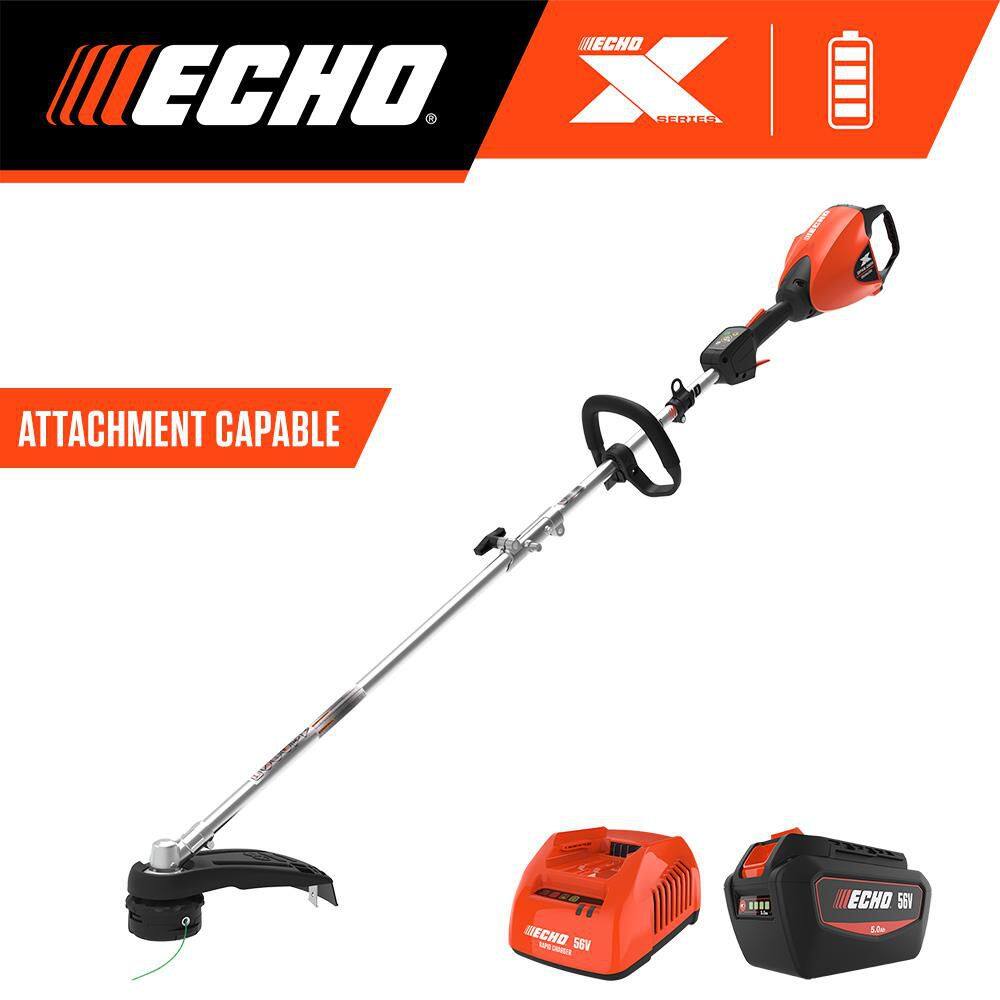 56V X Series Cordless Battery Attachment Capable 17 in. Swath String Trimmer w/ 5.0Ah Battery and Rapid Charger price history on PriceWatchPro
