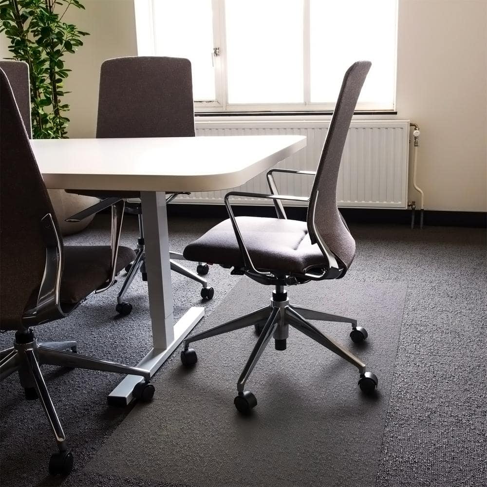 Ultimat XXL Clear 48 in. x 118 in. Polycarbonate Rectangular Indoor Chair Mat for Carpets