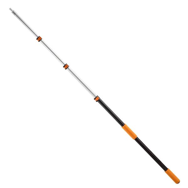 3.8-12 ft. Telescopic Extension Pole, Aluminum Alloy with Flip-Lock, High Reach Roller for Painting, Dusting, Cleaning