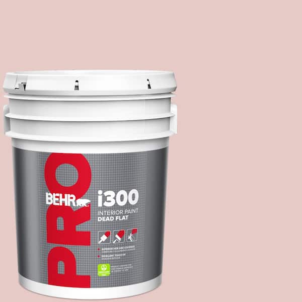 BEHR PRO 5 gal. #170E-2 Blush Beige Dead Flat Interior Paint