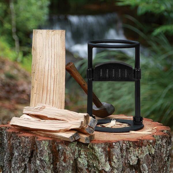 Premium Firewood Kindling Splitter with 4-Way Blade Homeology eZee Splitter