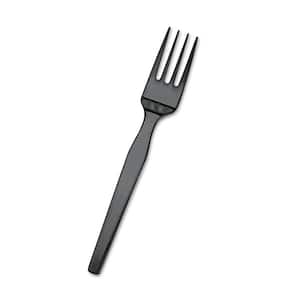 SmartStock Plastic Cutlery Dispenser Refill, Forks, Black, 40/Pack, 24 Packs/Carton