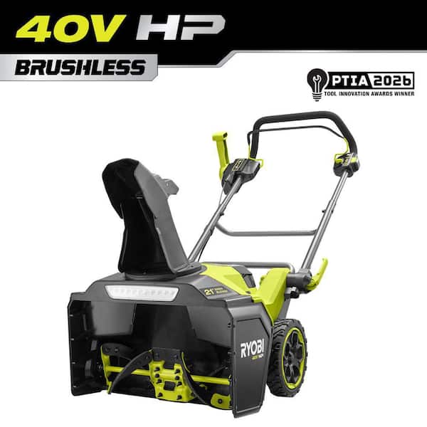 40V HP Brushless 21 in. Single-Stage Cordless Electric Auger Propelled Snow Blower (Tool Only)