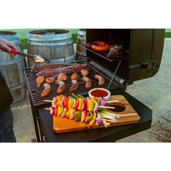 Lyrisch semester Herziening Nexgrill Cart-Style Charcoal Grill in Black with Side Shelf 810-0047 - The  Home Depot