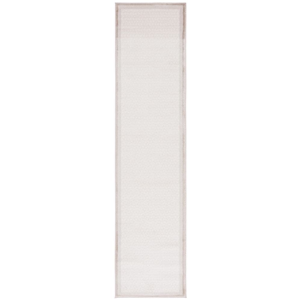 Prestige 2 ft. x 8 ft. Ivory/Beige Solid Border Runner Rug price history on PriceWatchPro