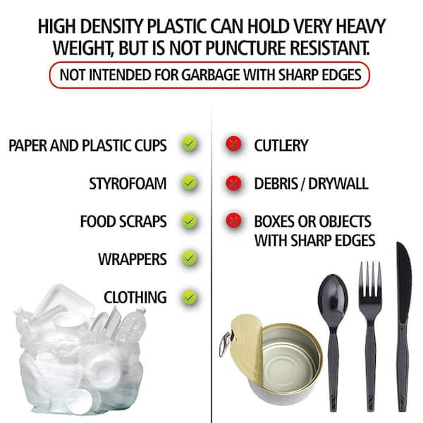 White Heavy-Duty Plastic Cutlery Set for 20 Guests, 80ct