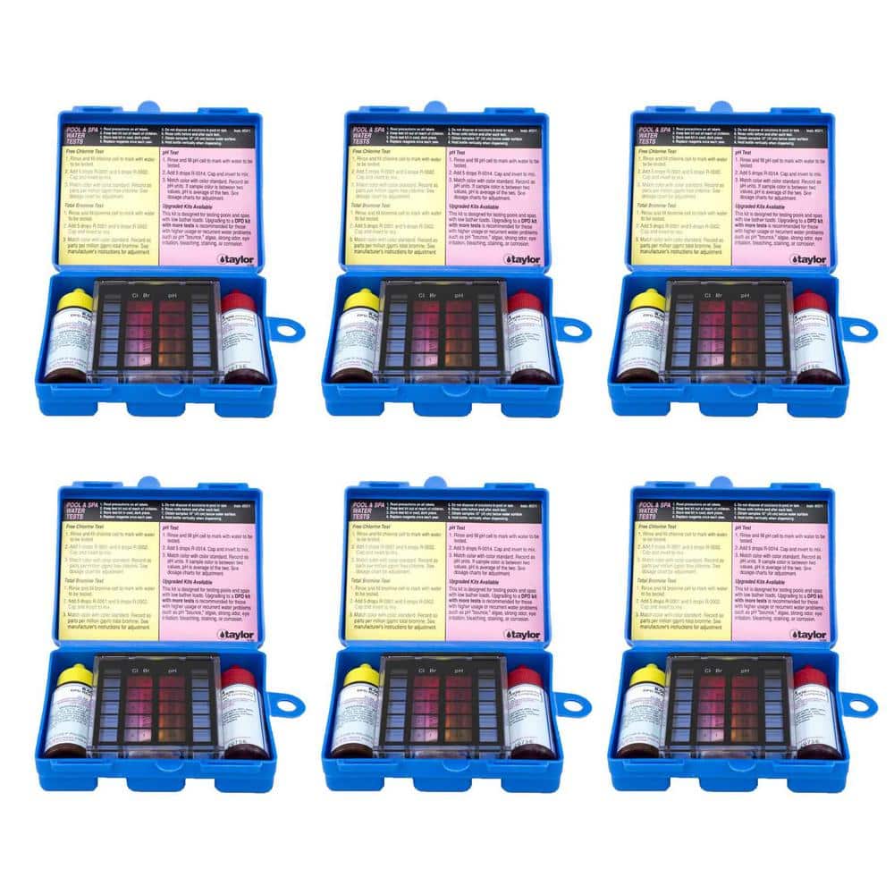 Basic Residential OT DPD Swimming Pool and Spa Test Kit (6-Pack)