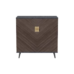 29.53 in. W x 14.96 in. D x 31.5 in. H Brown Mix Linen Cabinet with Storage for Living Room, Hallway, Bedroom