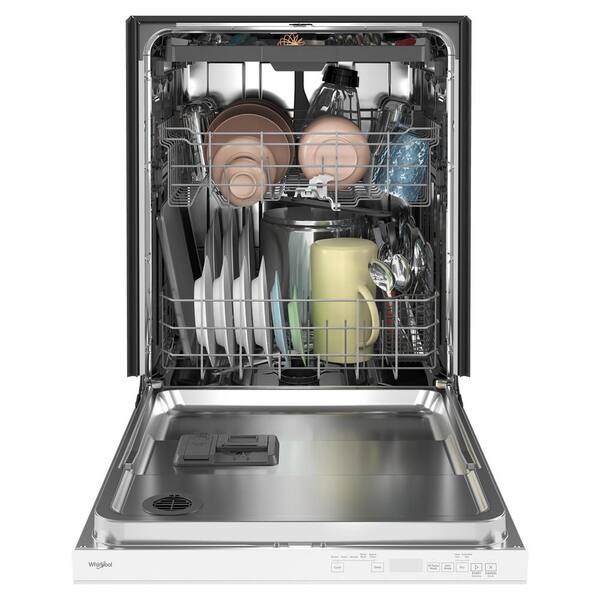 Whirlpool Dishwasher Stainless Steel Tub (WDTA50SAKW) - White Whirlpool Dishwasher Stainless Steel Tub (WDTA50SAKW) - White