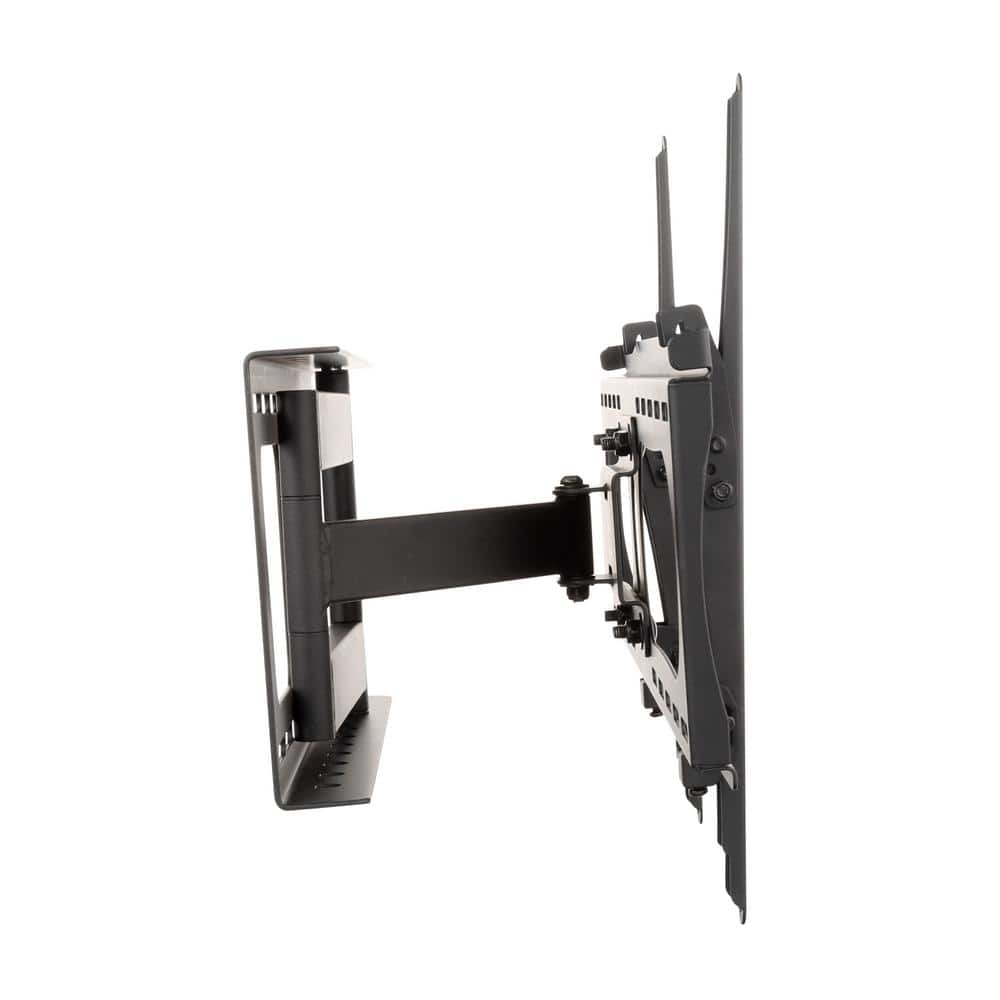 Swift Mount Black Steel Full-Motion TV Wall Mount for 37" to 80" TVs