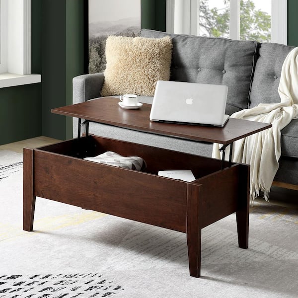Boyel Living 39 In L Cherry Modern Lift Top Coffee Table With Storage Sofa For Room Bh 727cr The Home Depot L Cherry Modern Lift Top Coffee Table, Cherry Coffee Table With Storage