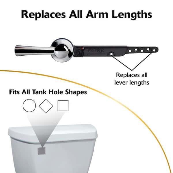 Complete replacement handle for toilet purpose - high quality anti rust