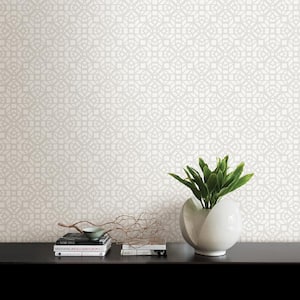 Element Neutral Mosaic Paper Strippable Roll Wallpaper (Covers 56.4 sq. ft.)