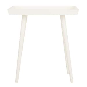 Nonie Rustic White Side Table