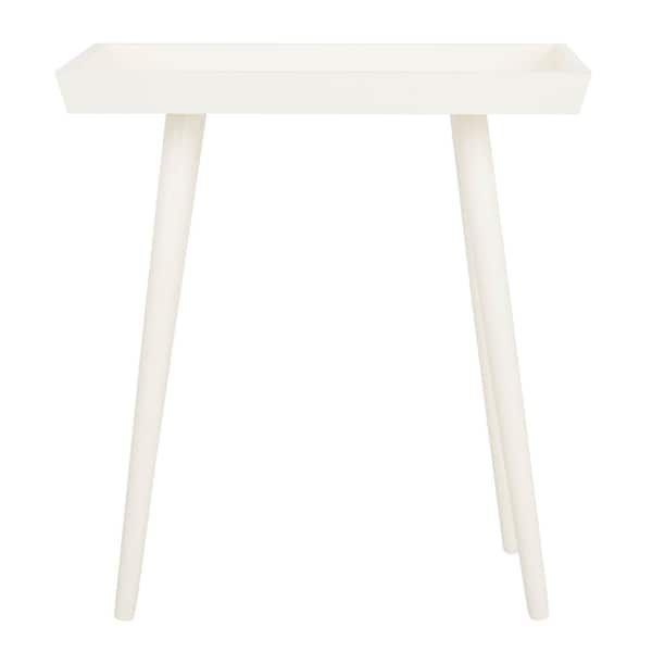 SAFAVIEH Nonie Rustic White Side Table