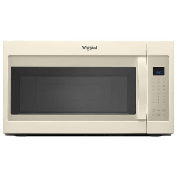 Whirlpool 1.9 cu. ft. Over the Range Microwave in Biscuit with Sensor Cooking and Steam