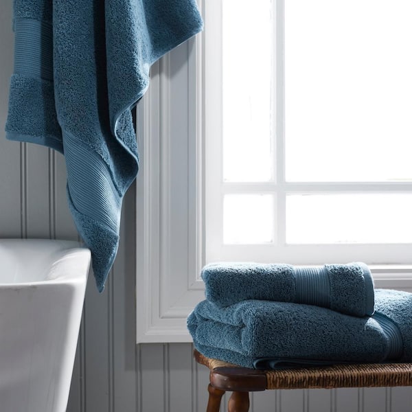 The Company Store Legends Hotel Regal Ocean Blue Egyptian Cotton