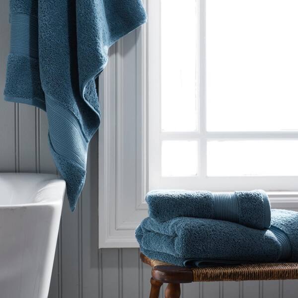 The Company Store Legends Hotel Regal Ocean Blue Egyptian Cotton