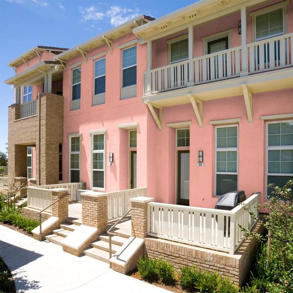 BEHR PRO 1 gal. #190B-4 Duchess Rose Flat Exterior Paint PR61301