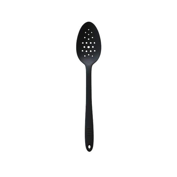 GIR Ultimate Perforated Silicone Black Spoon