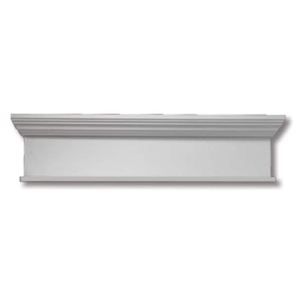 36 in. x 10 in. x 4-1/2 in. Polyurethane Window and Door Crosshead with Bottom Trim