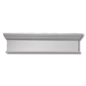 54 in. x 10 in. x 4 1/2 in. Polyurethane Window and Door Crosshead with Bottom Trim