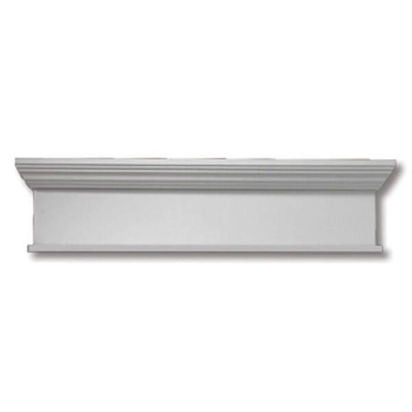 Fypon 81 in. x 10 in. x 4-1/2 in. Polyurethane Window and Door Crosshead with Bottom Trim