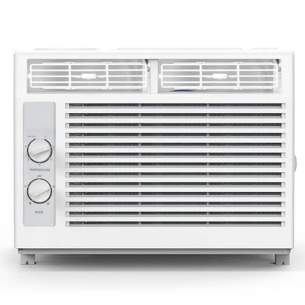 5,000 (DOE) BTU 115-Volt Window Air Conditioner for 130 sq. ft. Rooms with Dehumidifier, White