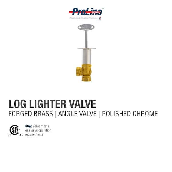 Angle Gas Valve Kit Included Brass Valve, Floor Plate and Key in Polished Chrome Angle Gas Valve Kit Included Brass Valve, Floor Plate and Key in Polished Chrome