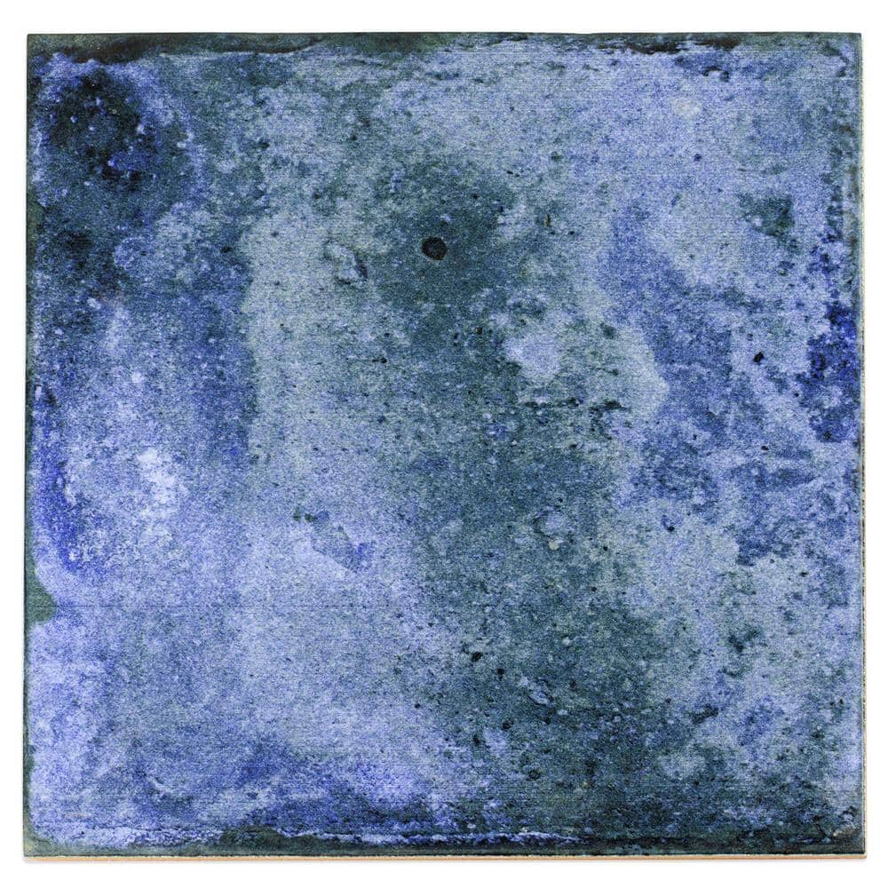 Angela Harris Blue 8 in. x 8 in. Matte Ceramic Floor and Wall Tile (10.76 sq. ft./Case) price history on PriceWatchPro