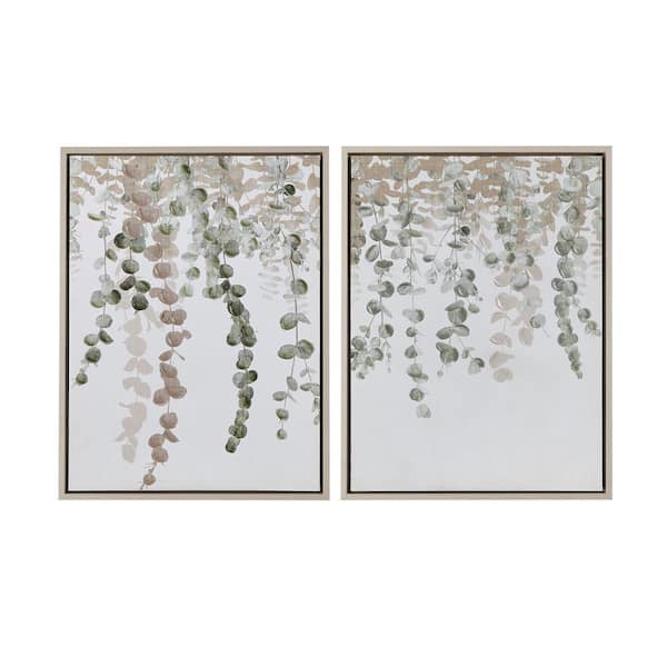 Botanical Waterfall by Bella Dos Santos Framed Art Print 25.5 in. x 19.5 in.