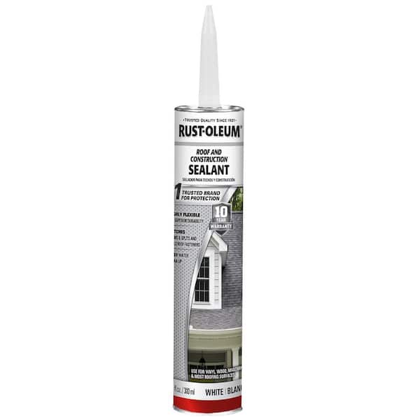 Rust-Oleum 10.1 oz. 10-Year White Roof and Construction Sealant (12-Pack)