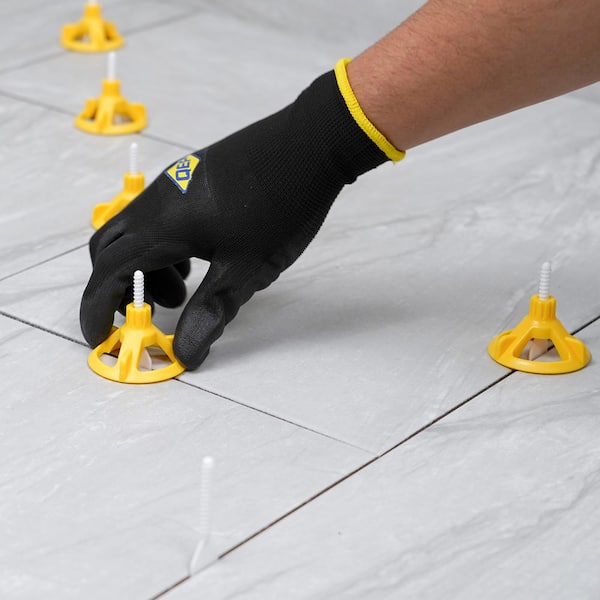 LASH 360 White Polymer 1 in. Tile Leveling System In-Line Stems (1000-Pack)